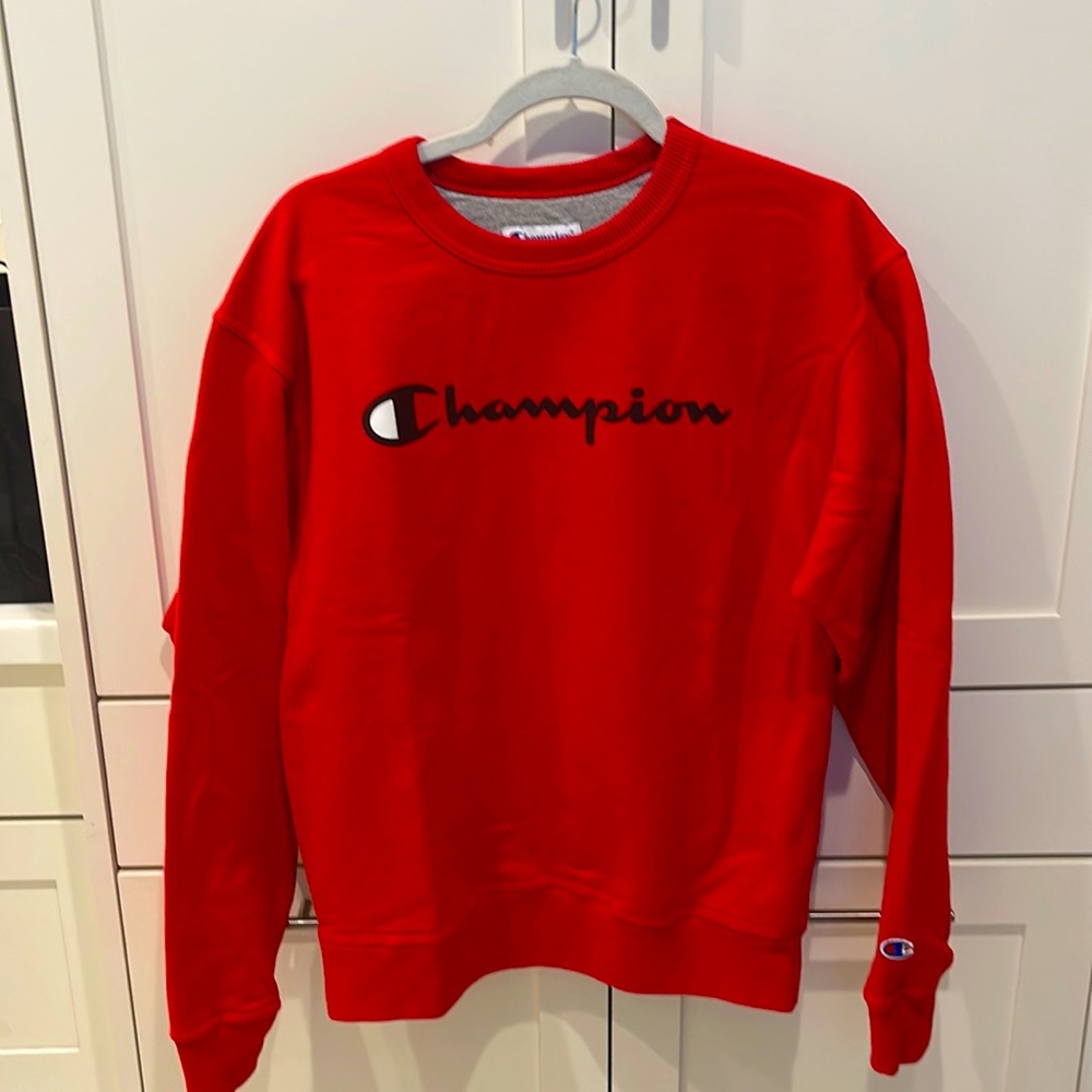 Champion Red crew neck